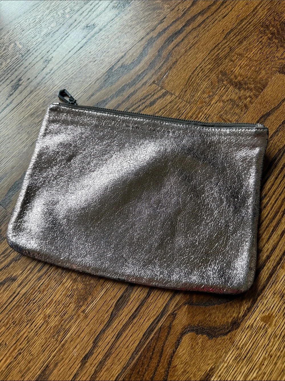 E Marc Jacobs Target Neiman Marcus Metallic Rose Cosmetic Pouch